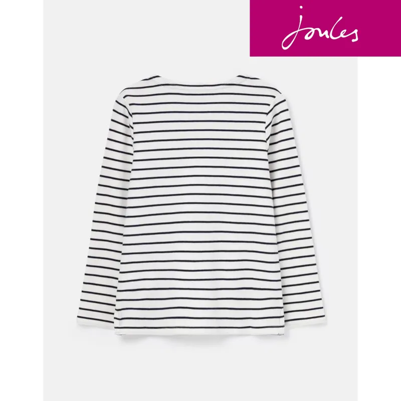 Joules Harbour Luxe Top - Christmas Pudding-2